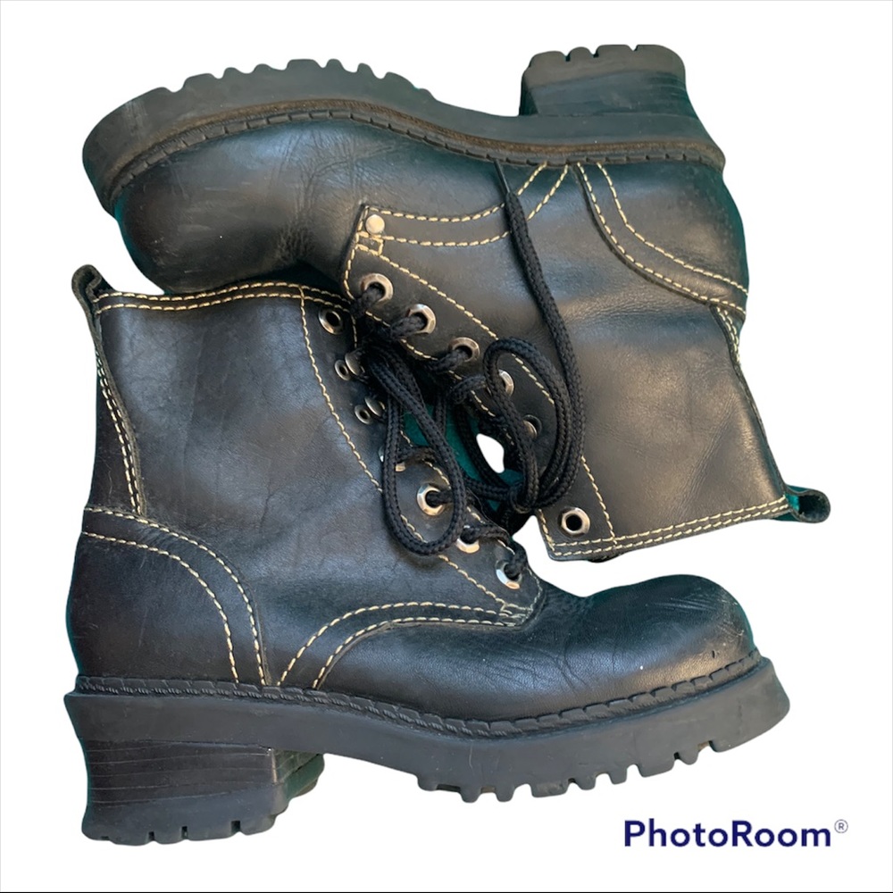 Vintage MIA black combat boots size 6M